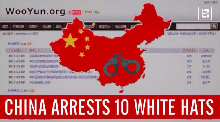 10 Hackers Of China’s Largest Ethical Hacking Community Arrested