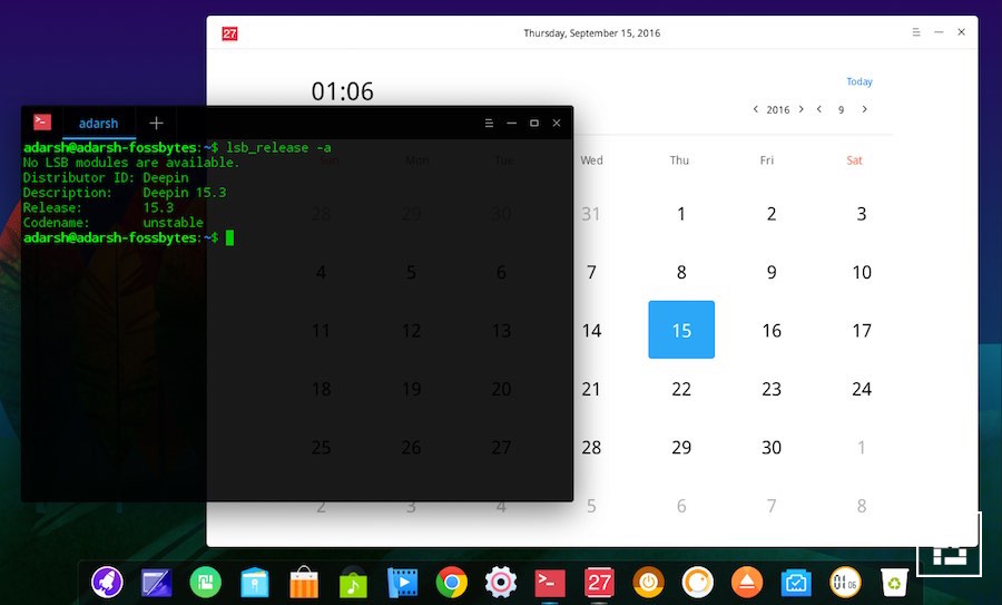 deepin-linux-15-terminal-calendar-screenshot