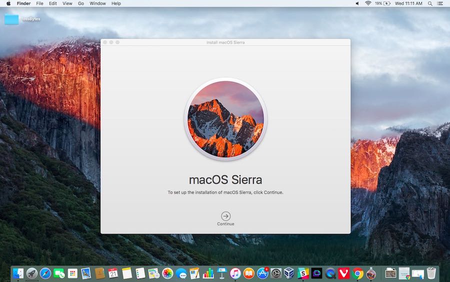 download the macos sierra installer