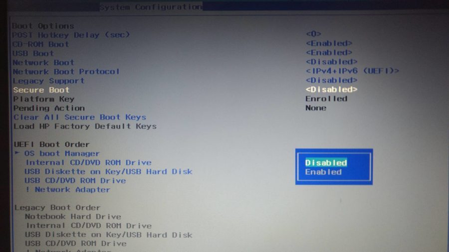 save bios settings t410