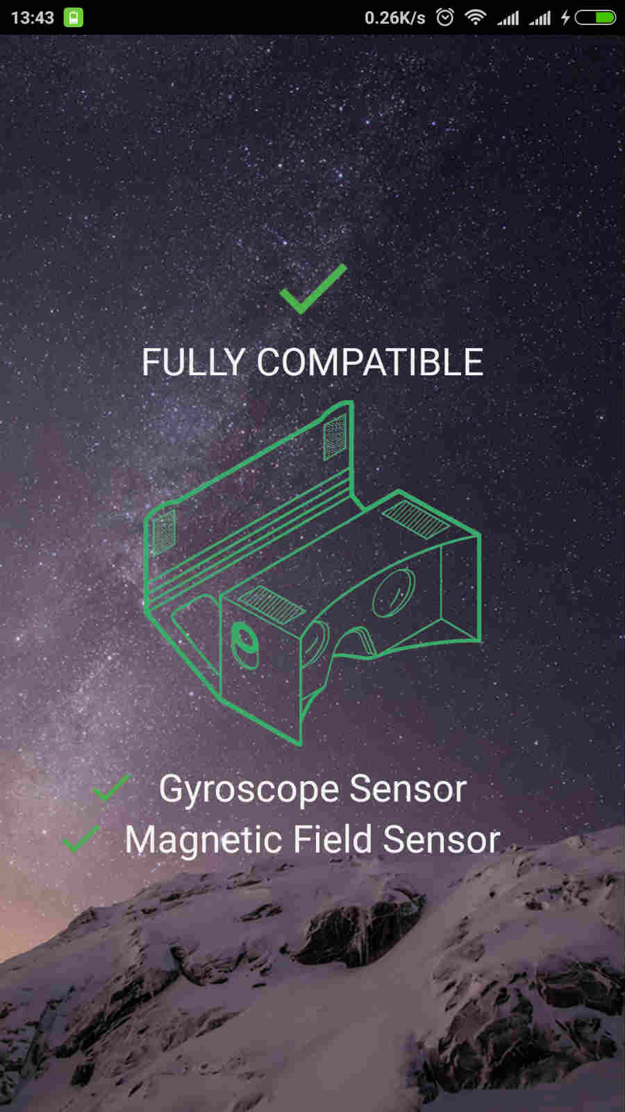 gyroscope sensor for vr