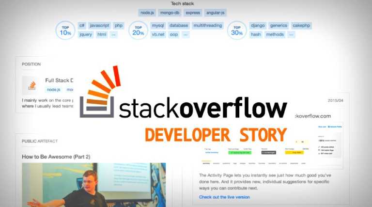Stack Overflow’s “Developer Story” Is A Perfect Resume For Programmers