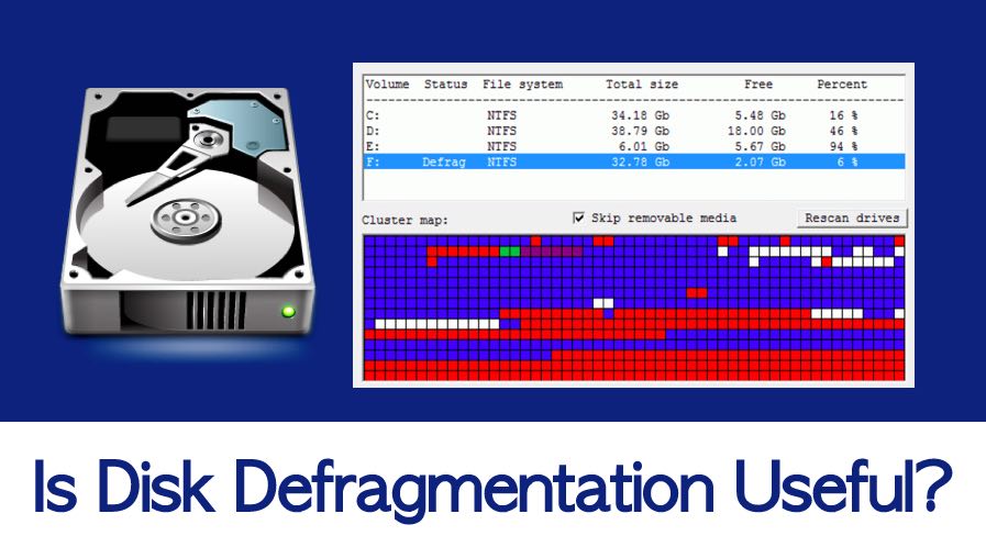 disk fragmentation windows 10