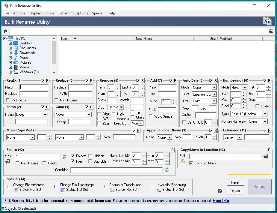 rename multiple files in windows 10