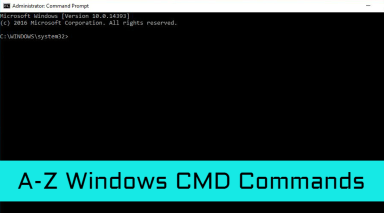 The Ultimate A to Z List Of Windows CMD Commands You Need To Know