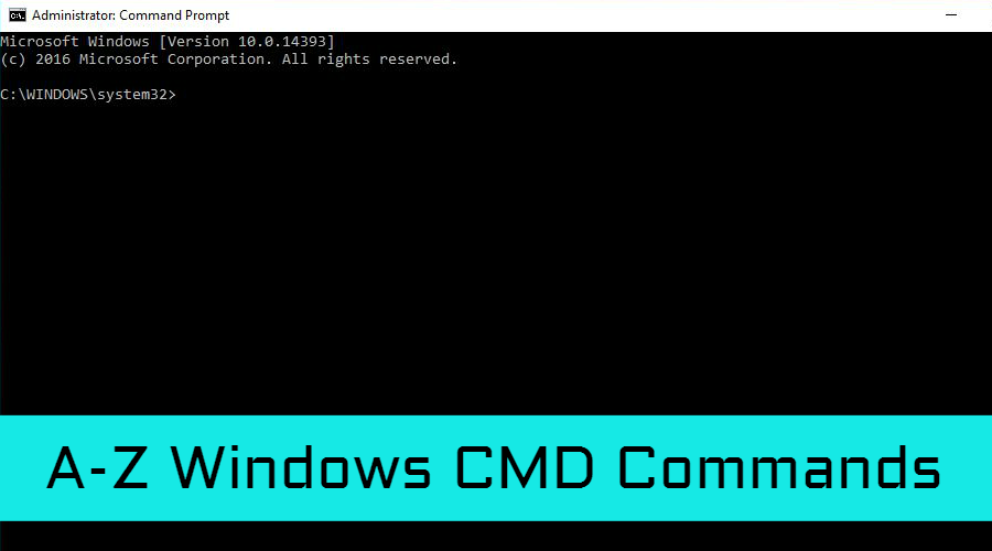 cmd commands windows 10