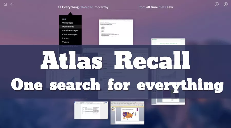 atlas recall chrome extension