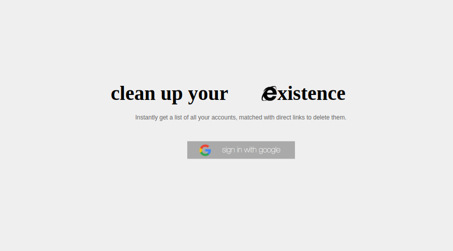 Want to delete yourself from the internet, use this website Spisebordsstole