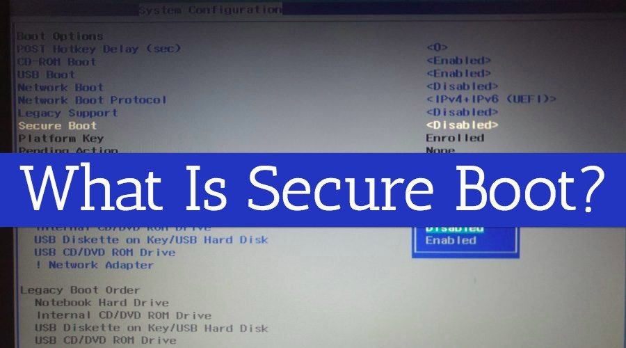 Как включить secure boot на ноутбуке hp