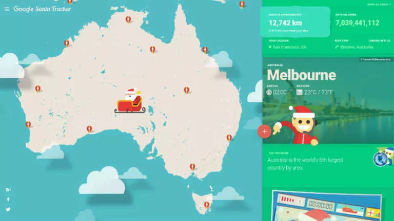 Visit Santa’s Village In The North Pole Using Google Santa Tracker