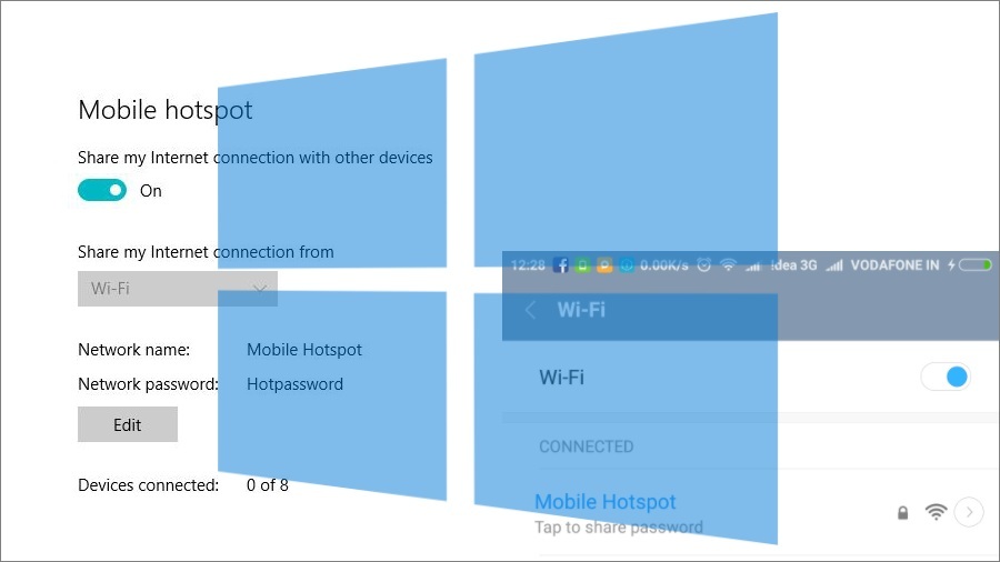 how to turn on hotspot