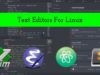best text editors for linux 1