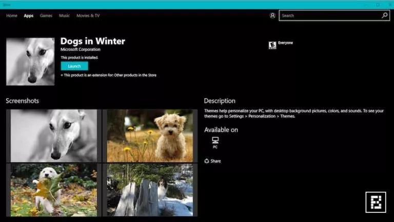 microsoft-windows-10-theme-dogs-in-winter