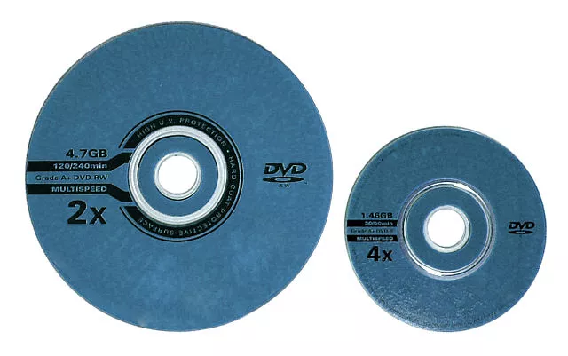 DVD mini DVD comparison