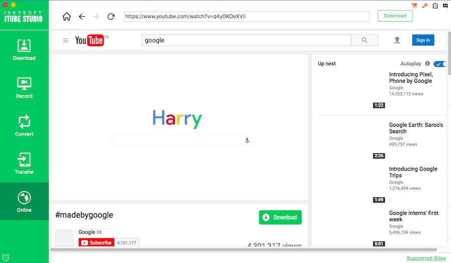 Iskysoft Itube Studio For Mac 5