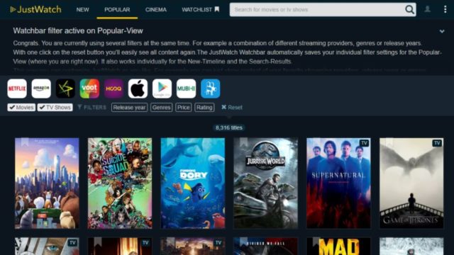 JustWatch: A Search Engine To Find Movies And Shows On Netflix, Prime ...