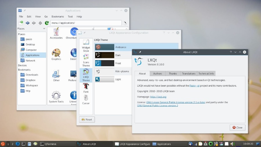 Linux Desktop Environment LxQT