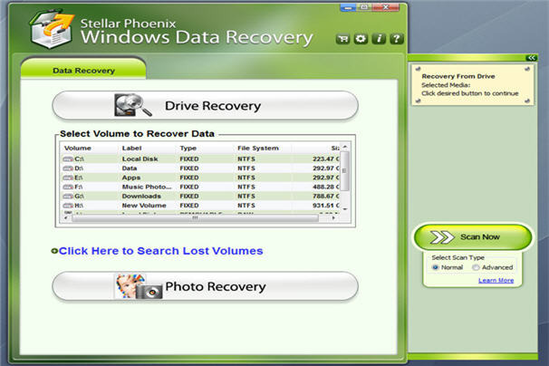 stellar data recovery software