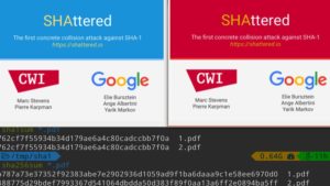 sha-1 shattered google