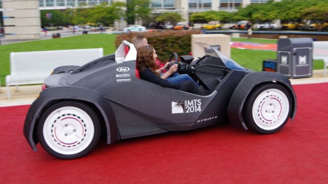 Strati 3d printed car