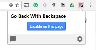 Google chrome не работает backspace