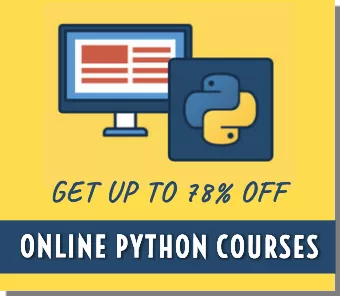 PYTHON COURSES SQUARE BANNER AD