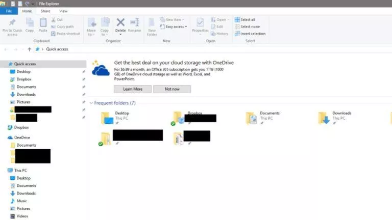 How To Disable The Irritating OneDrive Ads In Windows 10 File Explorer?