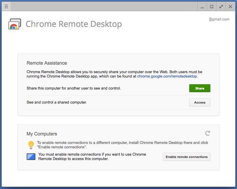 chrome remote desktop 2