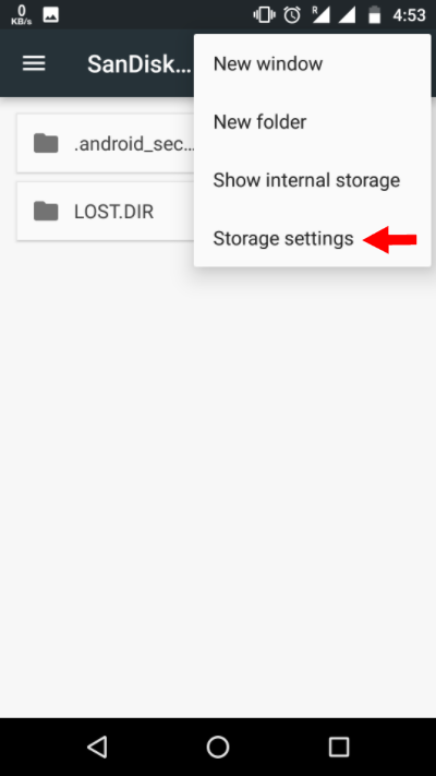 how to set up sd card on android