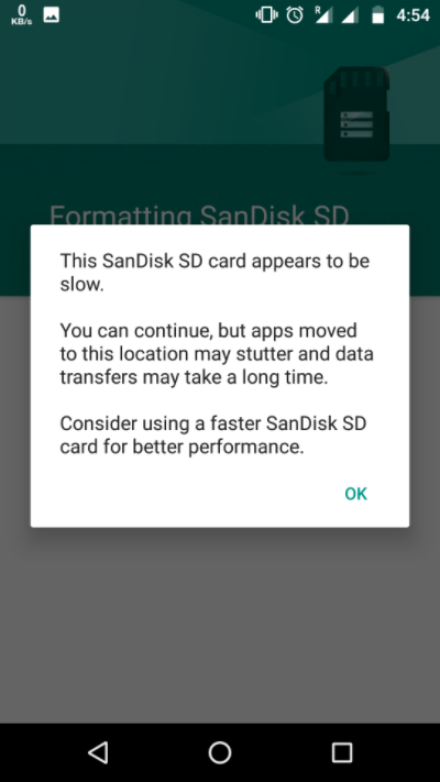 Use SD Card Internal 5