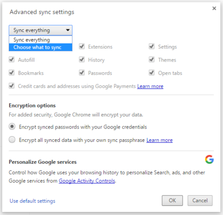 export chrome passwords and bookmarks
