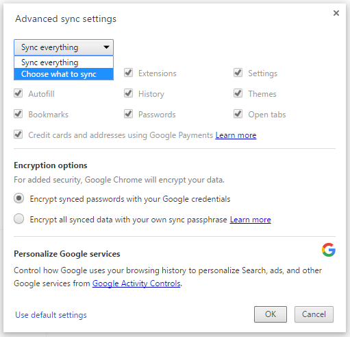 Chrome Bookmark Sync3