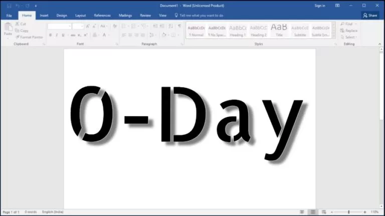 MS Office zero-day main1