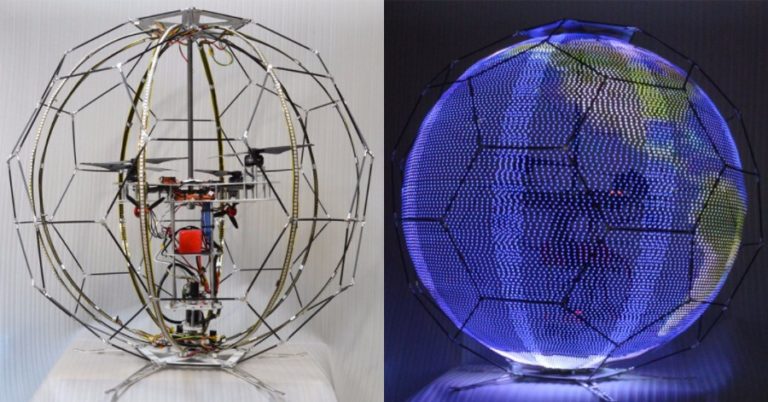 Spherical Drone Display Docomo