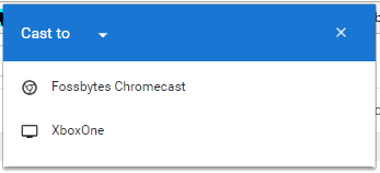chromecast to xbox one
