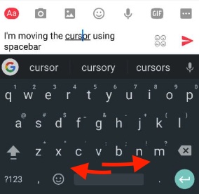 Cursor move to first android