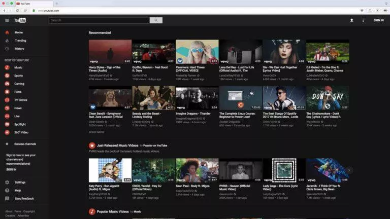 How To Activate YouTube’s New “Dark Mode” And Material Design?