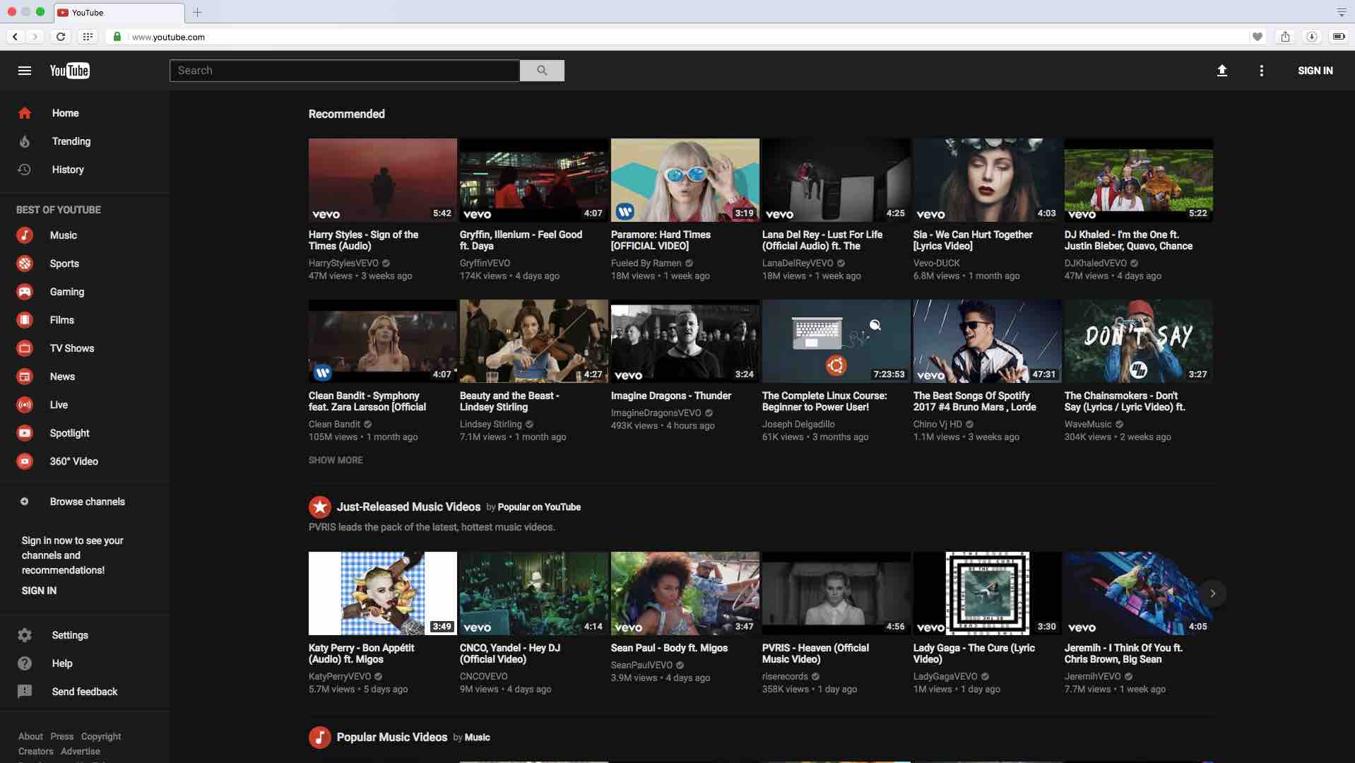 How to dark mode youtube app