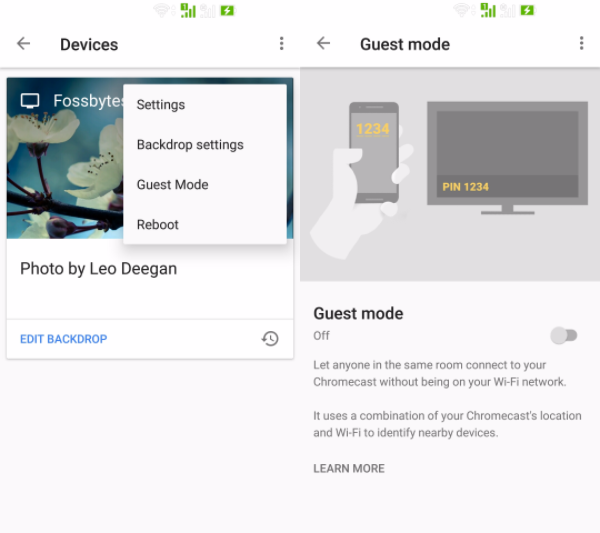 Google removes Chromecast's guest mode feature