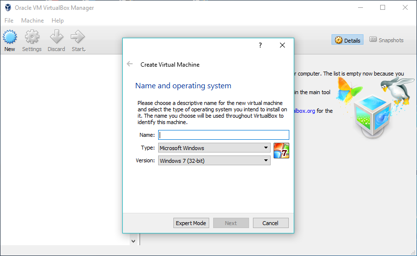 Open Source Software Windows 10 9 Virtualbox