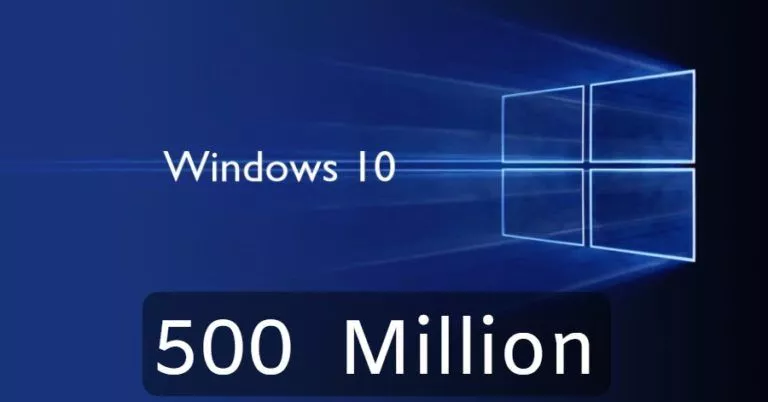 Windows 10 500 Million