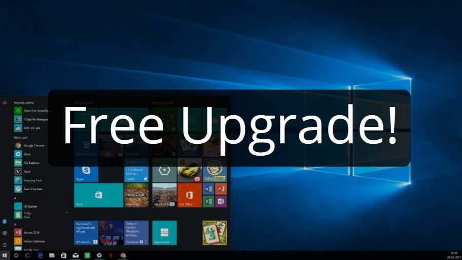 Upgrade Windows 7 Windows 10