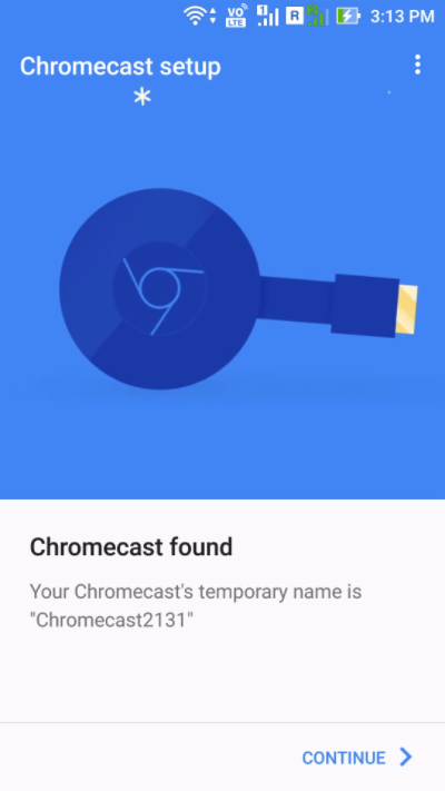 google chromecast setup with mobile hotspot