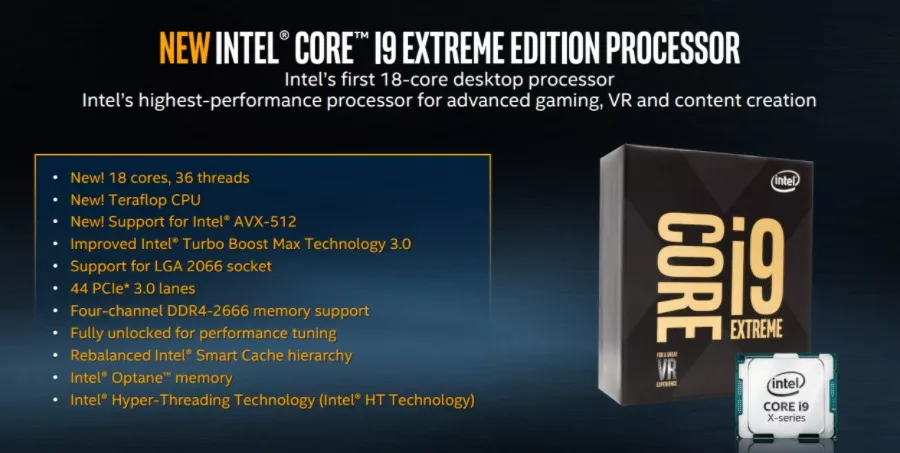 Intel core i9 extreme
