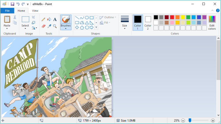 MS Paint Illustration main