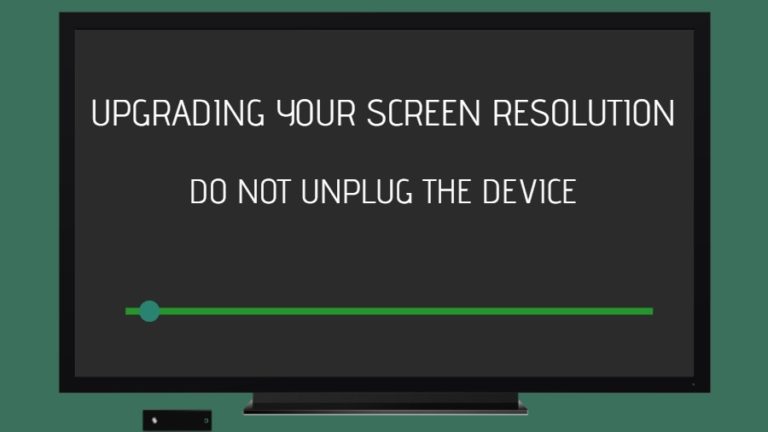 screen resolution upgrade