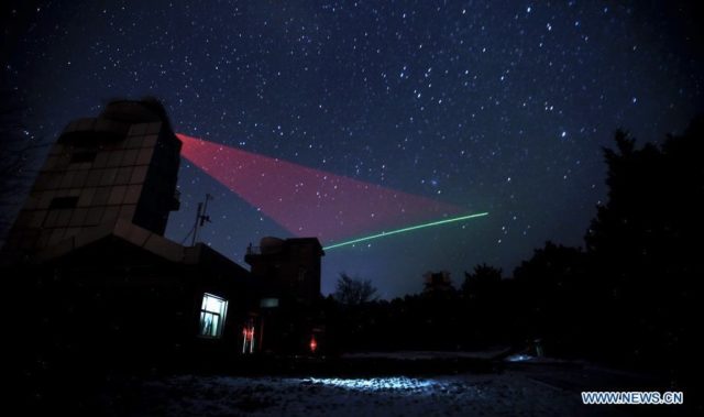 china quantum communication A quantum communication ground station in Xinglong, North China. (Xinhua/Jin Liwang)