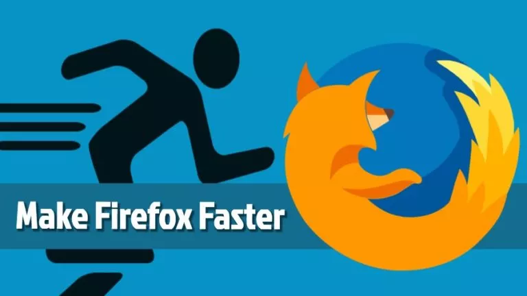 make firefox faster