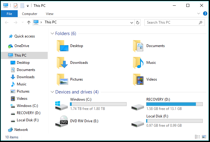 dataram ramdisk second drive