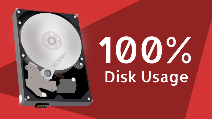 disk always at 100 percent